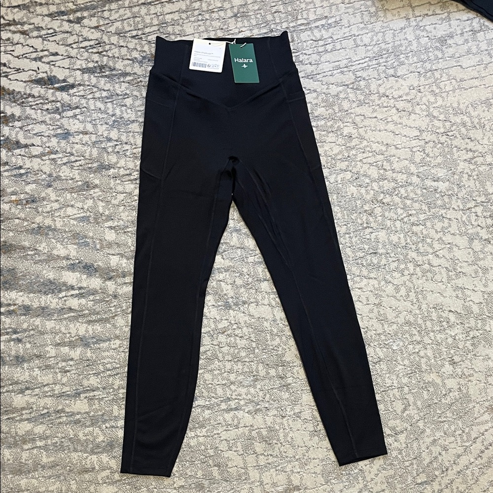 HALARA womens Black High-Rise ULTRA SCULPT Performance Leggings